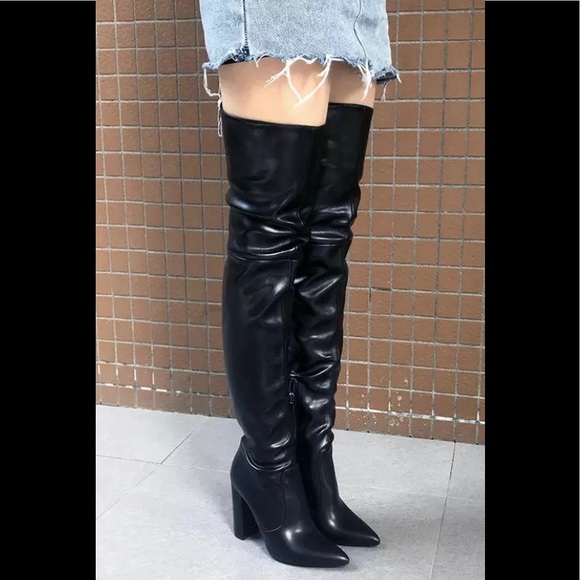 THIGH HIGH BOOTS - NEW - Picture 1 of 11